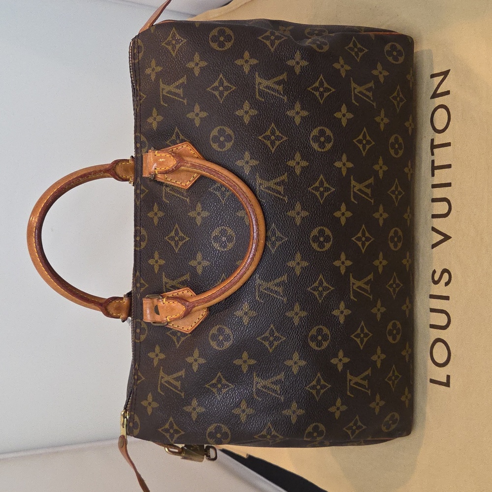 Louis Vuitton 1992 Ultra Rare Vintage Speedy35 Excellent condition lock/key #308 - Picture 4 of 17